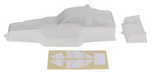 Rc10 Protech Body And Wing, Clear 1