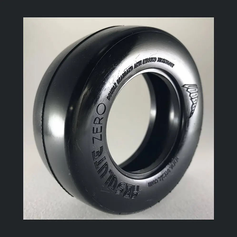 Voodoo Absolute Zero Drag Racing Slick Red 2.2/3.0 Belted Tyres (No Foam) (2) 1
