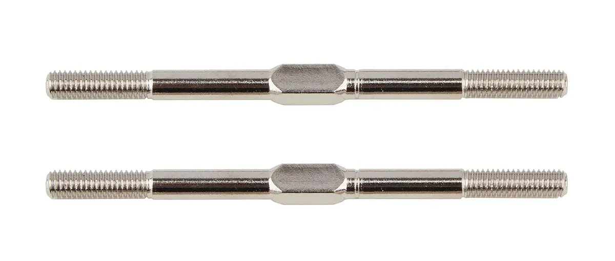 Team Associated Turnbuckles, M3x52 Mm/2.06 In, Silver (Ass6263) 1