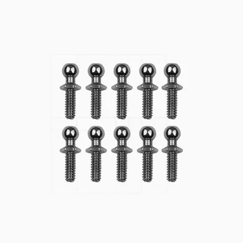 Rc10 Ballstud Set .30, Silver 1