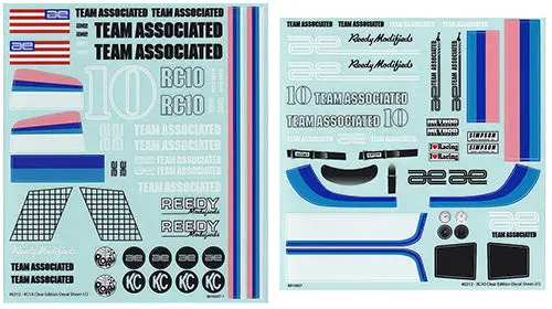 Rc10cc Decal Sheet 1