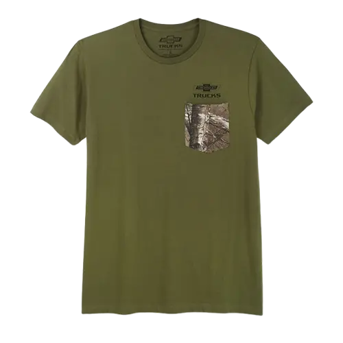 Chevrolet Trucks 100Th Camo Pocket T-Shirt 1
