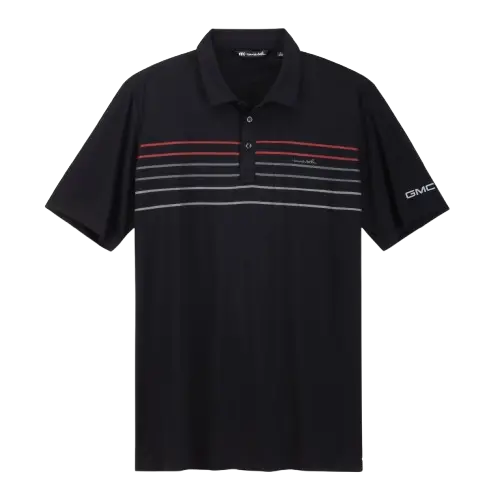 Gmc Men's Stripe Polo 1