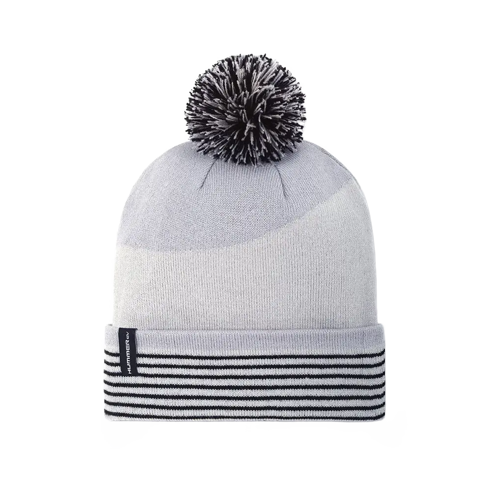 Hummer Ev Tri-Color Cuffed Beanie 1