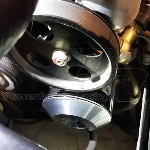 Phr - Powerhouse Racing Ac Compressor Pulley Cover For 1993-1998 Toyota Supra 2Jz 3