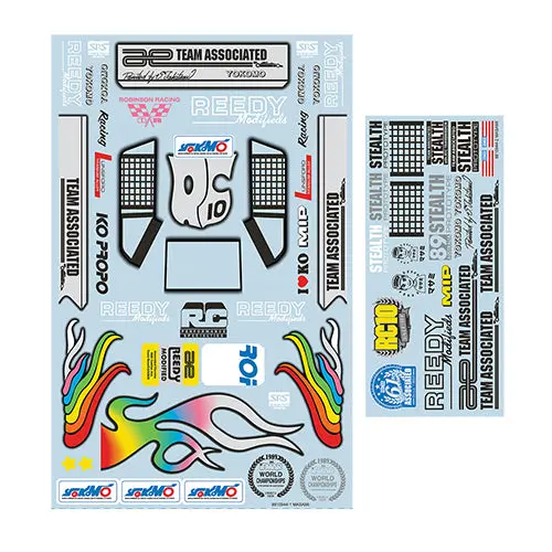 Rc10 ''89 Stealth Car Masami Edition Decal Sheet 1
