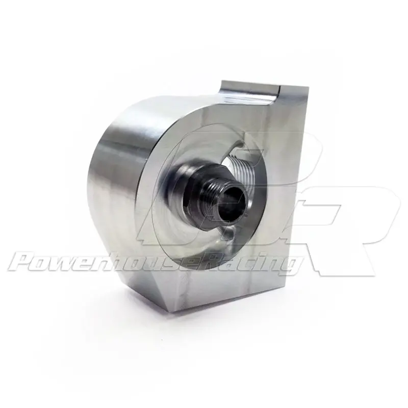 Phr - Powerhouse Racing Billet Oil Filter Mount -12An Orb Ports 2