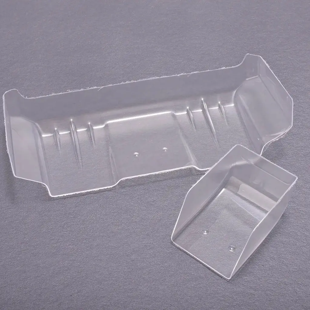 Aerox 1/10 Wide Rear Wing - 1Mm Clear (2 Part) 2