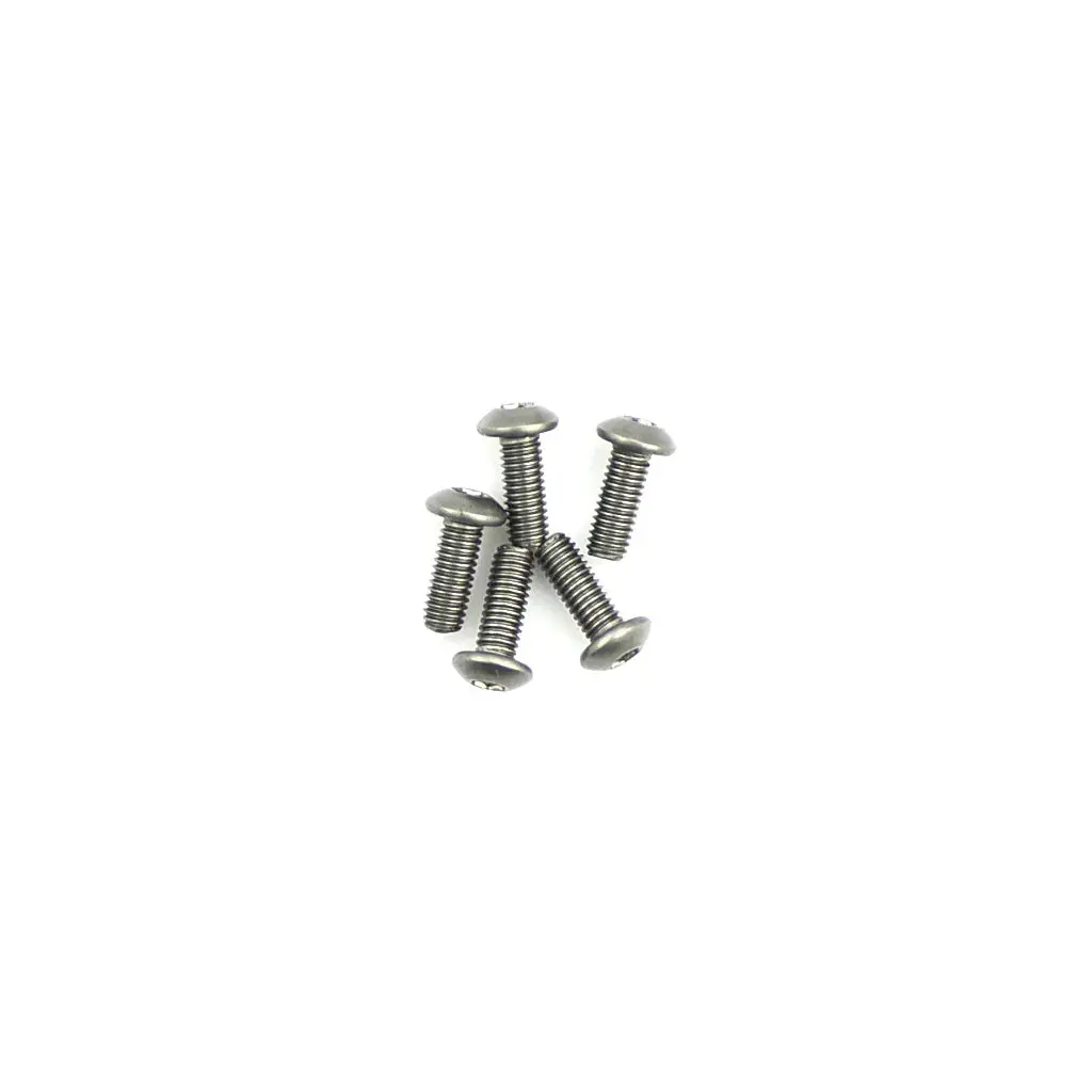 Titanium Button Head Hex Screws M3 X 8 Pk10 1