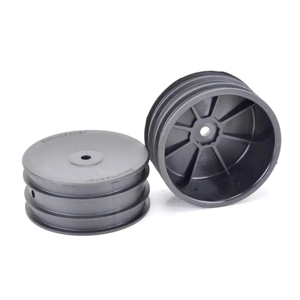 Wheel; Hex Front  - Black - 4Wd - Pr 1