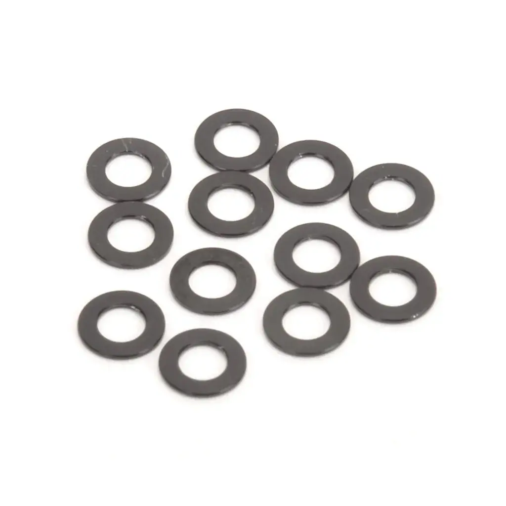 M3 Black Alloy Washers 0.5Mm (Pk12) 1