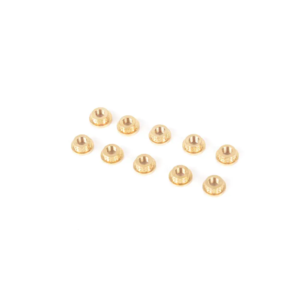 M3 Brass Inserts - Pk10 1