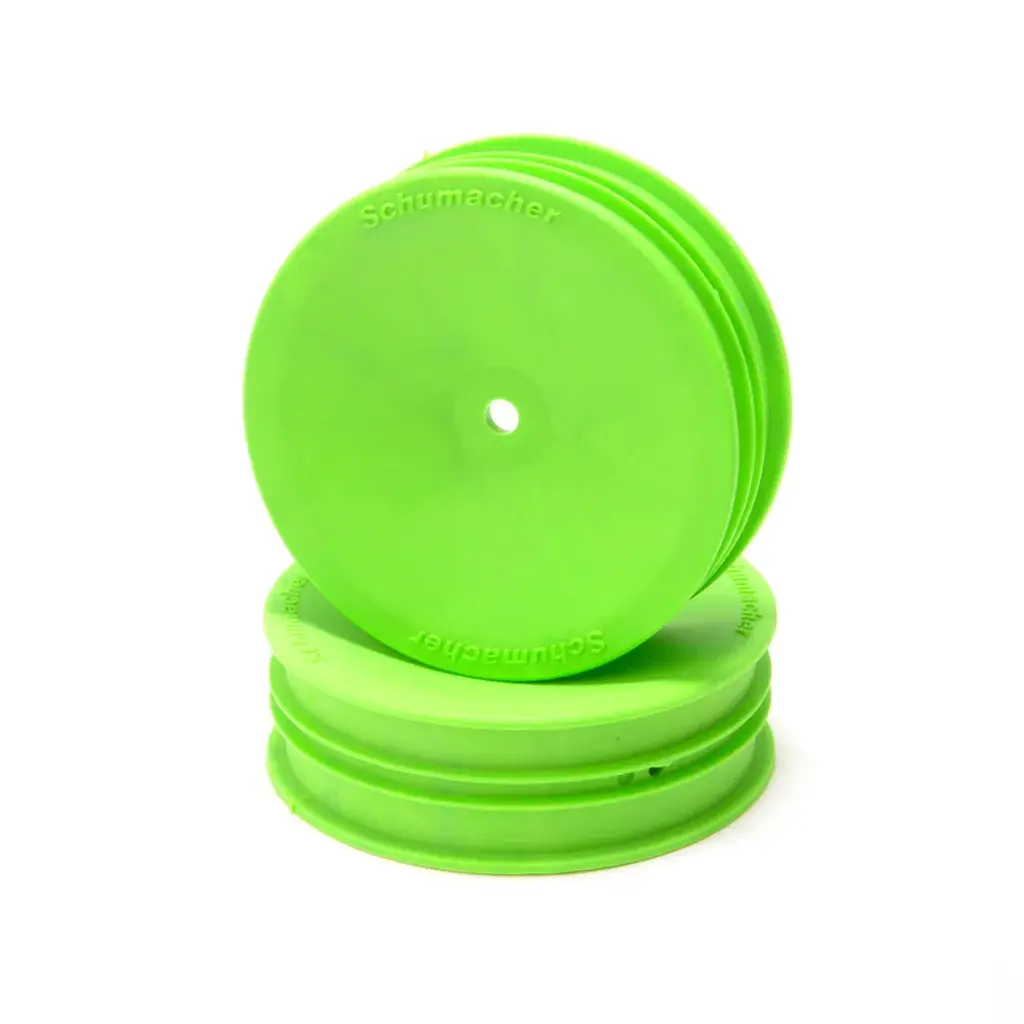 Wheel; Hex - Front Slim - 2Wd - Green -Pr 1