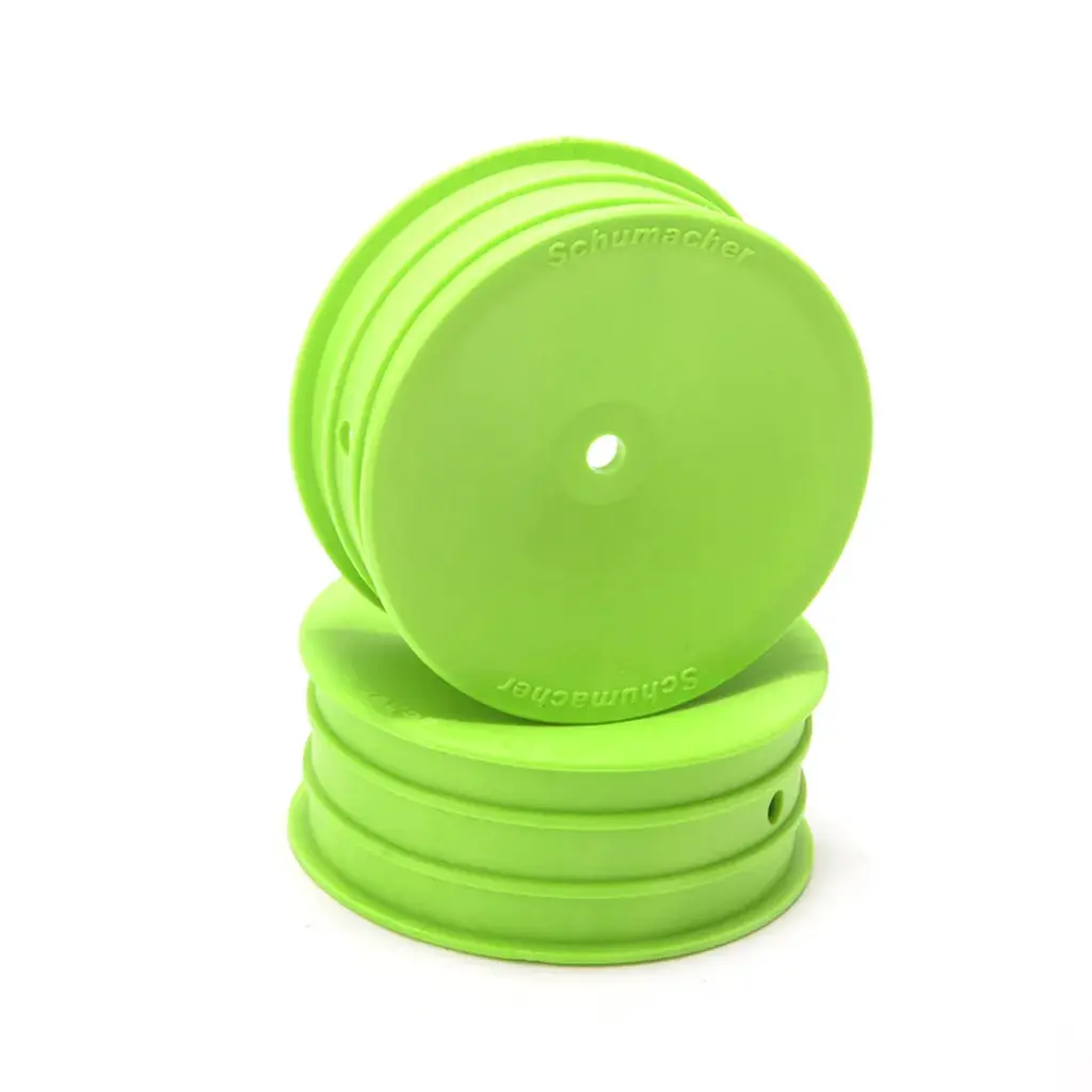 Wheel; Hex Front - Green - 2Wd - Pr 1
