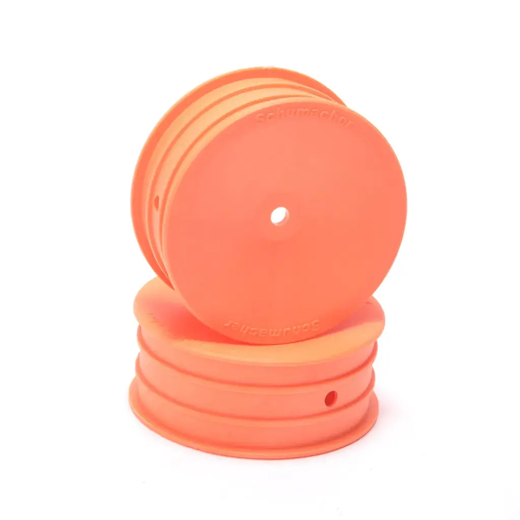 Wheel; Hex Front - Orange - 2Wd - Pr 1