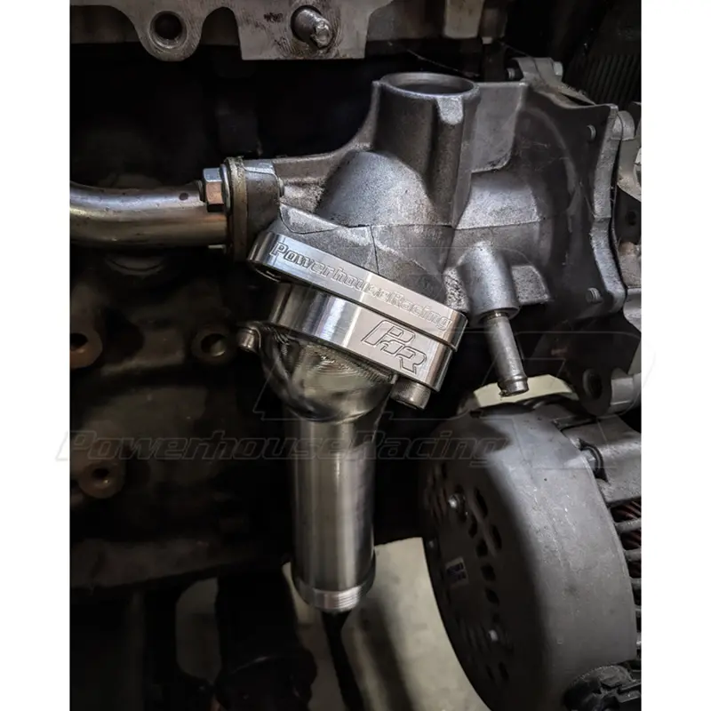 Phr - Powerhouse Racing Billet Lower Waterneck With -20 An Inlet For Toyota Supra 2Jz-Gte 5