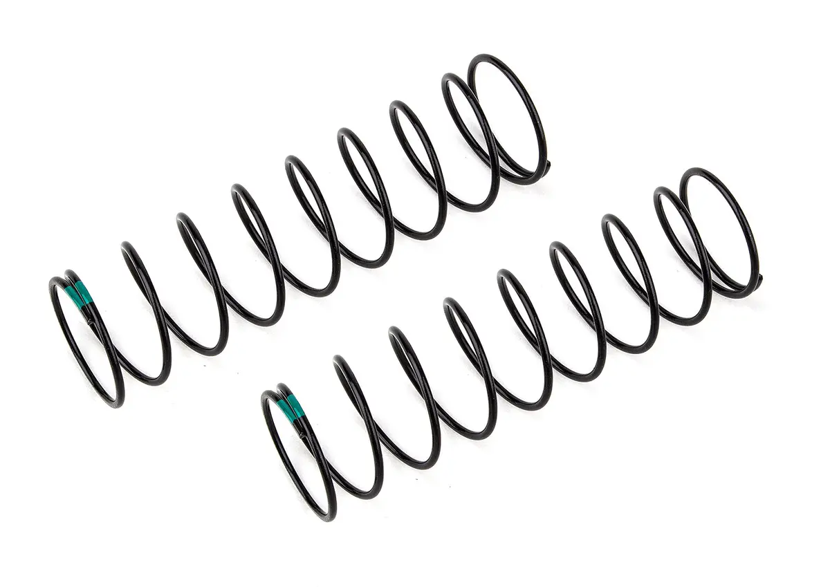 Team Associated 13Mm Rear Springs, Green 2.20 Lb/In, L72, 9.75T, 1.2D (Ass71163) 1