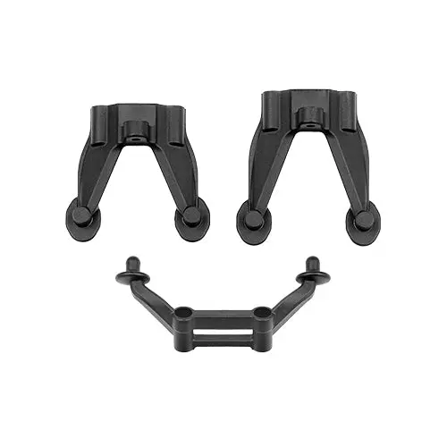 Rc10t7 Body Mounts, Front And Rear 1