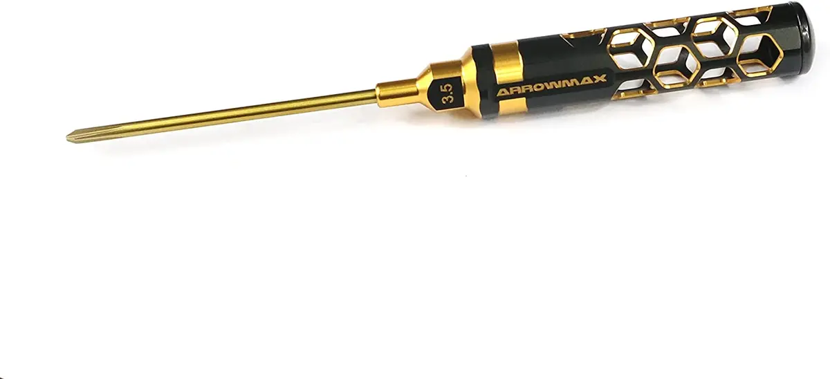 Arrowmax Phillips Screwdriver 3.5 X 100Mm Black Golden(Am-440136-Bg) 1