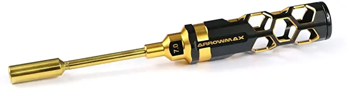 Am-450170-Bg Nut Driver 7.0 X 100Mm Black Golden 1