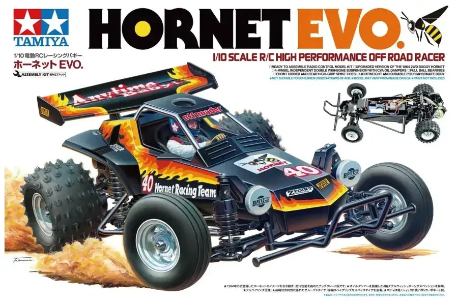 Tamiya 1/10 Hornet Evo 2Wd Rc Buggy Kit 1