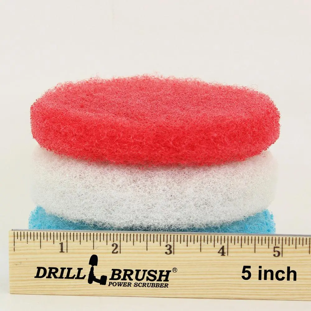 5In Scrubbing Pad (Hookd And Loop Attachable) 3 Pads 1