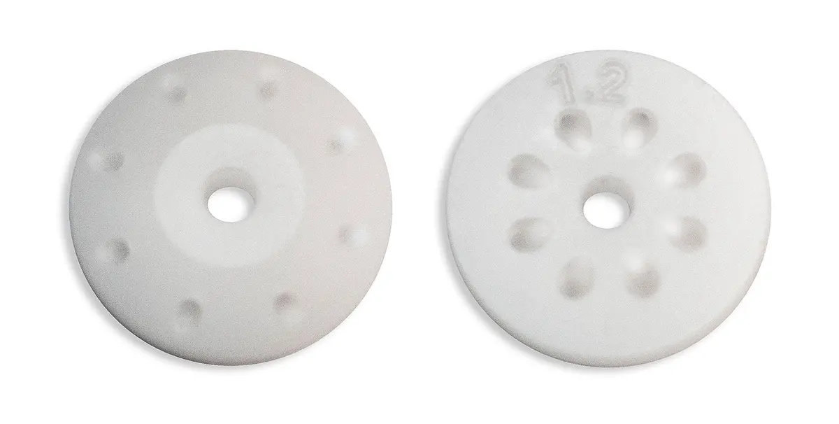 Ft 16Mm Shock Pistons, 8X1.2 Mm, Tapered, Angled (Ass81210) 1