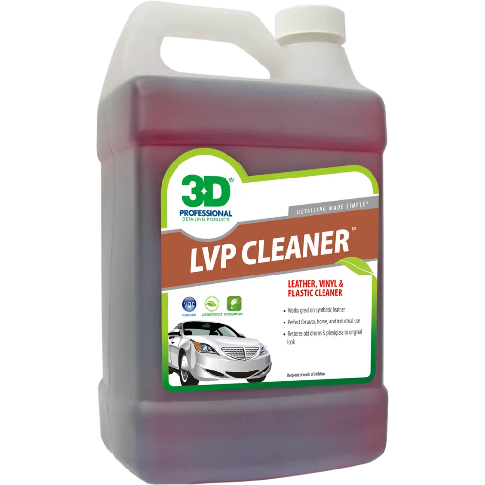 3D Lvp Cleaner - Leather, Vinyl, Plastic Cleaner 128Oz 1
