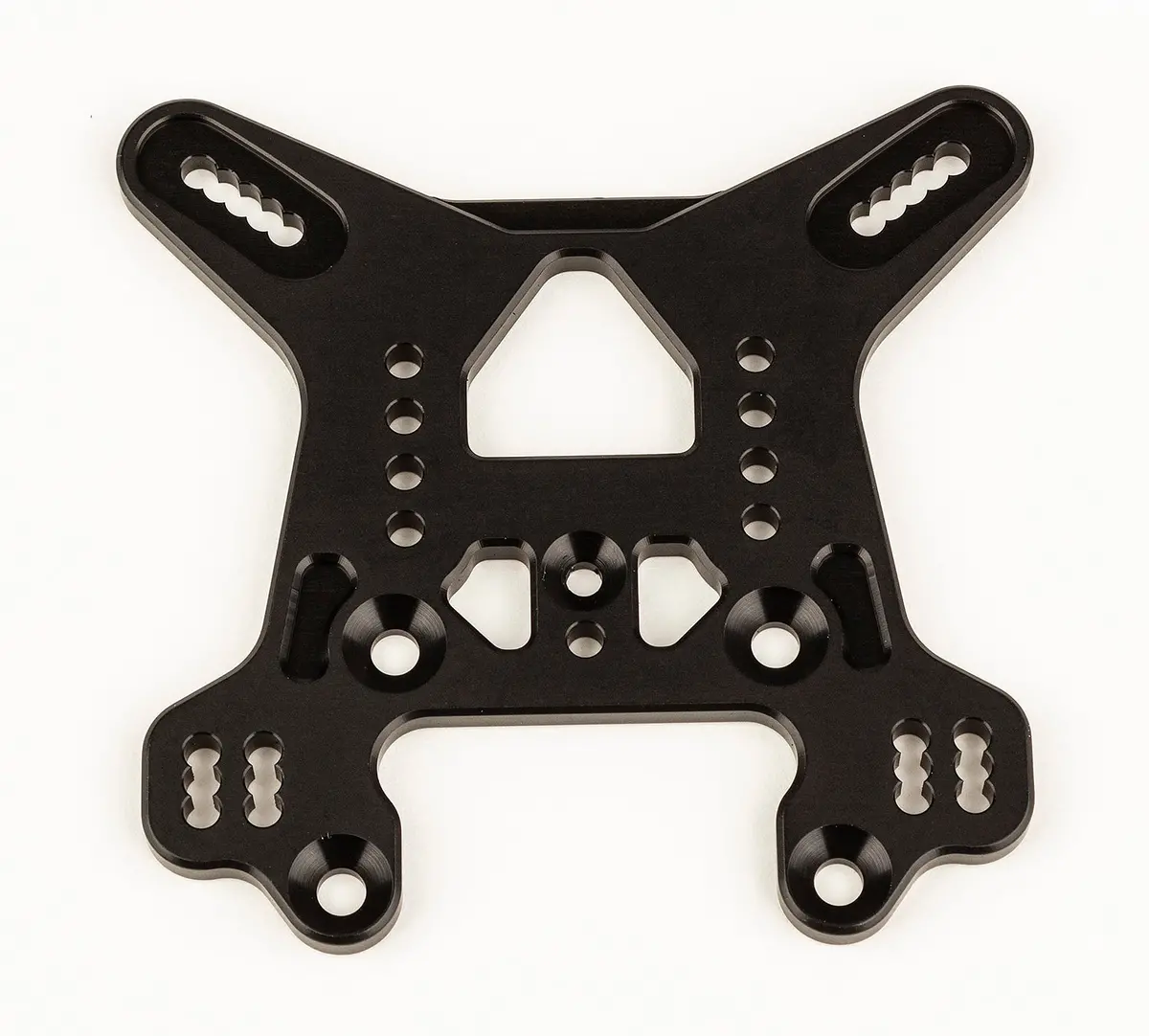 Team Associated Rc8b4 Rear Shock Tower, Black Aluminum (Ass81505) 1