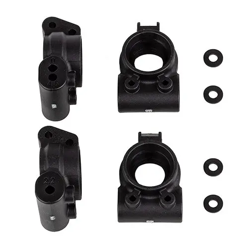 Rc8b4.1 Rear Hubs, 2-Hole, Medium 1