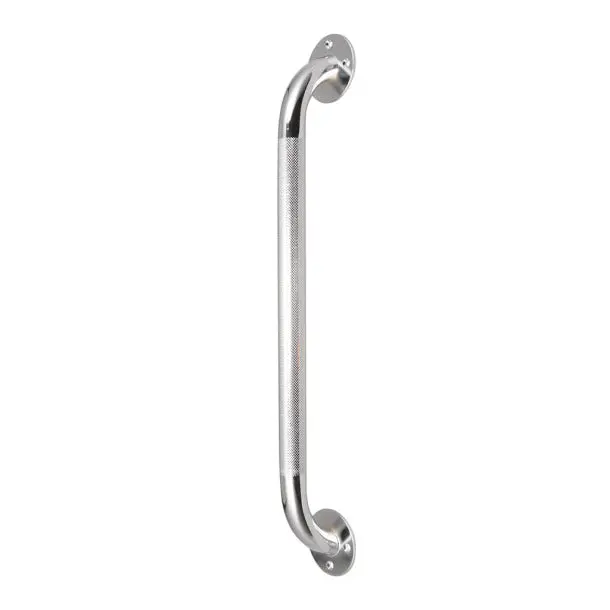 Chrome Knurled Grab Bar 1