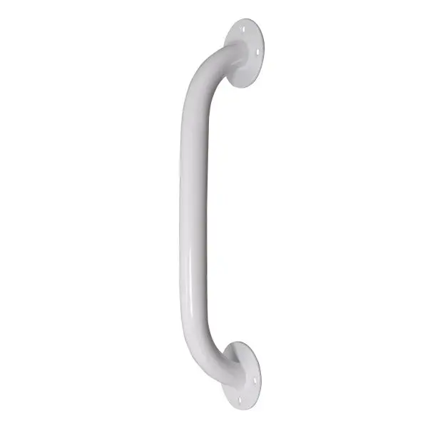 White Powder-Coated Grab Bar 2