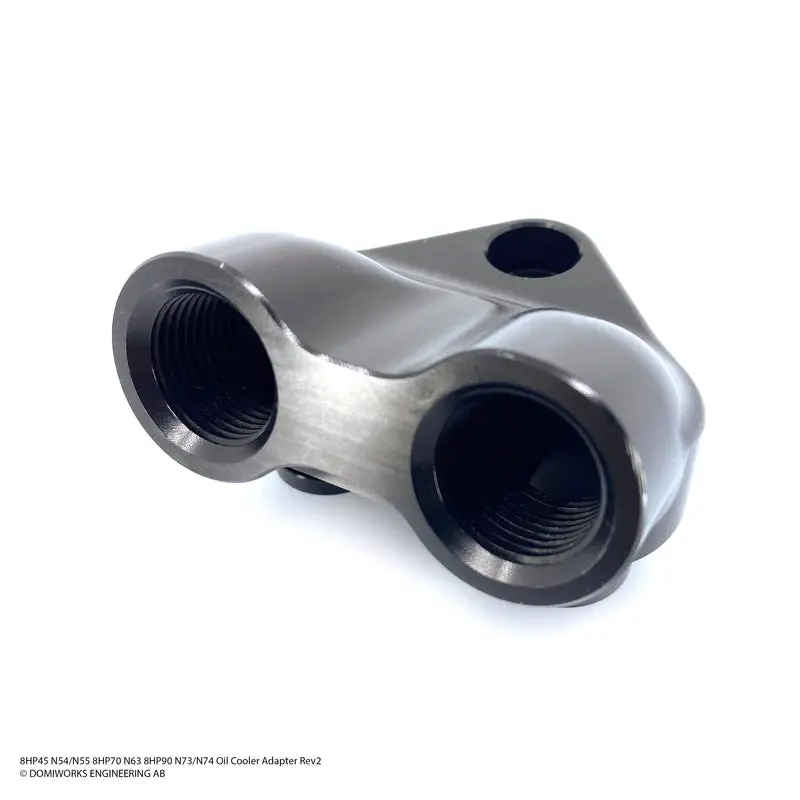 Domiworks Engineering 8Hp Oil Cooler Adapter - N54/N55, N63 And N73/N74 - Type 2 1