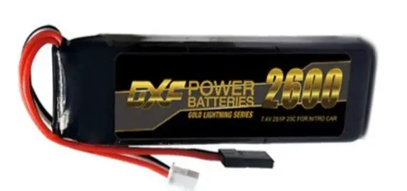 Dxf Power // Gold Series 2600Mah Receiver Pack 1