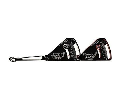 Mach-1 Racing 10-45Mm Ride Height Gauge Black / Red 2