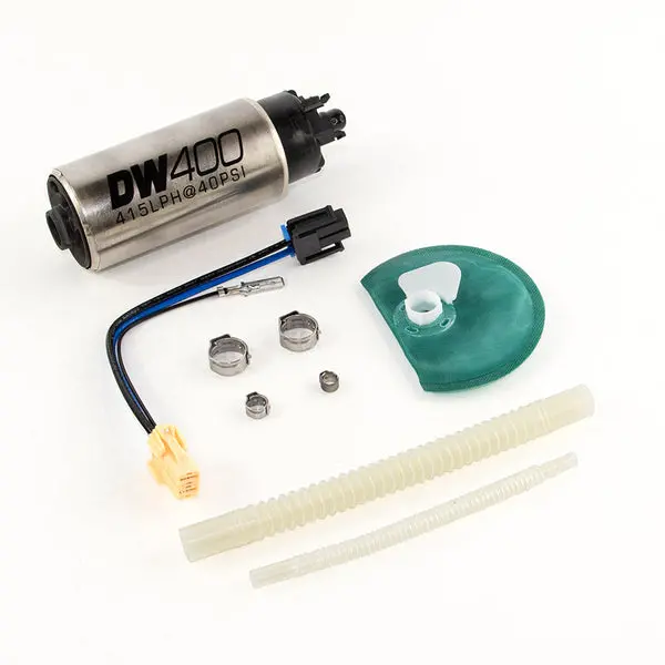 Deatschwerks 415Lph Dw400 Fuel Pump W/9-1047 Install Kit 15-17 Ford Mustang V6/Gt W/ 1/8In Venturi 1