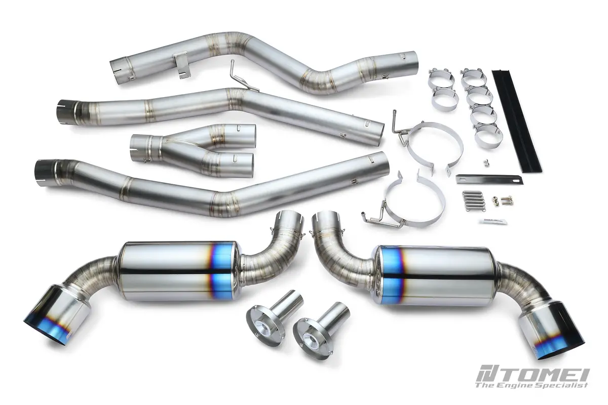 Tomei Expreme Ti Type D Full Titanium Dual Muffler Exhaust Toyota Gr Supra A90 Mkv 1
