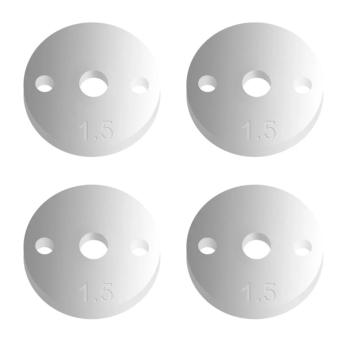 Ft 12Mm Shock Pistons V2, 2X1.5 Mm, Flat (Ass91625) 1
