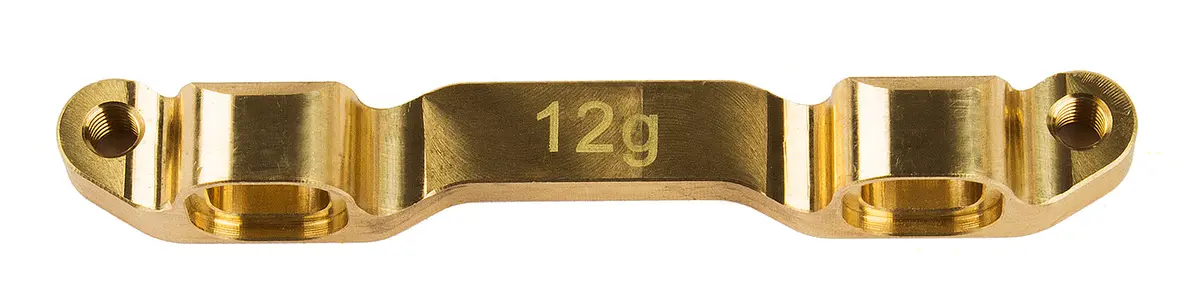 Rc10b6 Ft Brass Arm Mount C, 12G (Ass91687) 1
