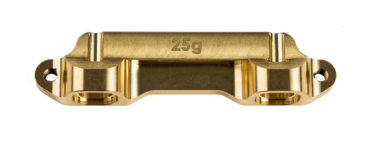 Rc10b6 Ft Brass Arm Mount C, 25G (Ass91690) 1