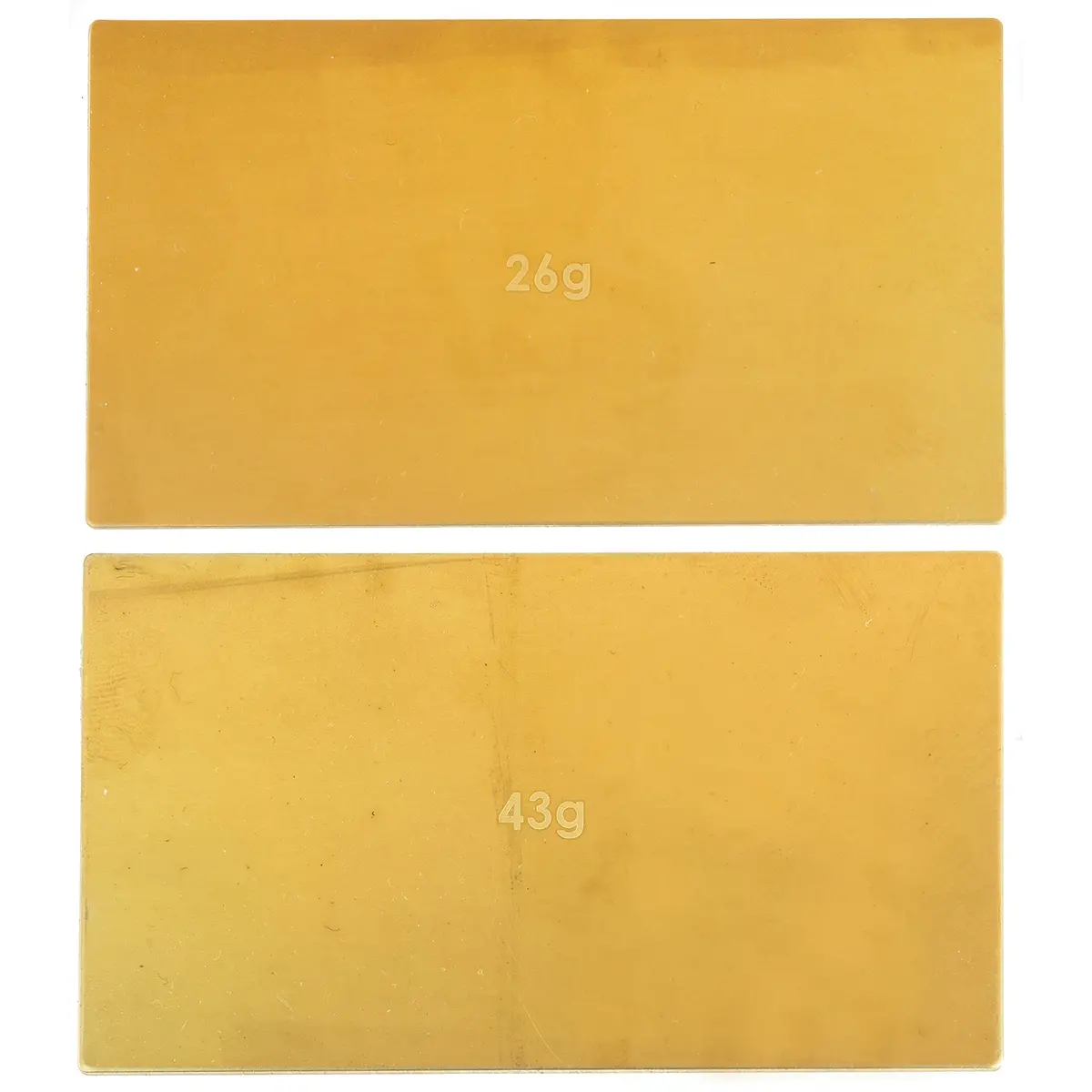 Ft Brass Under Battery Weights, 26G, 43G (Ass91744) 1