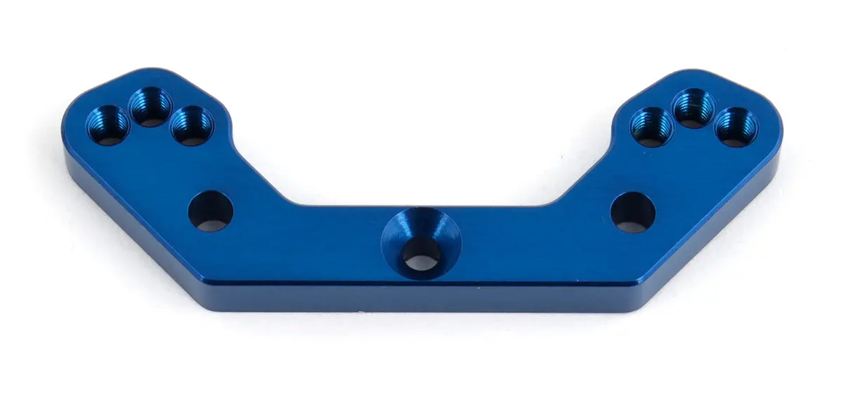Team Associated Rc10b6.1 Rear Ballstud Mount, Blue Aluminum (Ass91775) 1