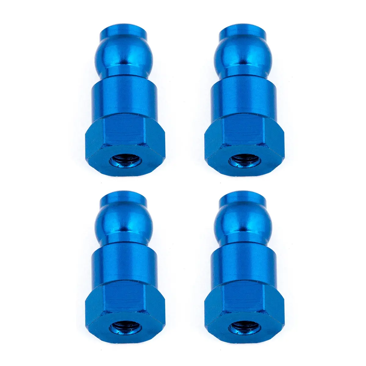 Team Associated Shock Bushings, 14 Mm, Blue Aluminum (Ass91817) 1