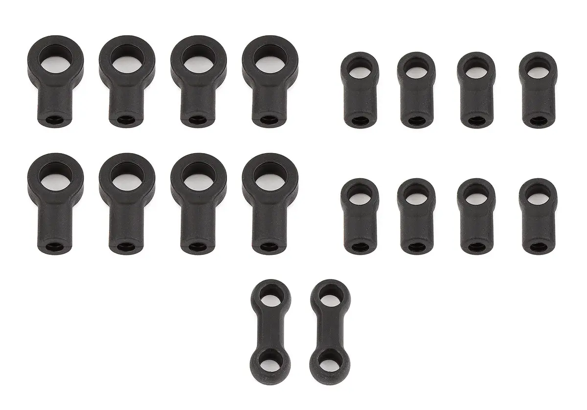 Team Associated Rc10b6.1 12 Mm Shock Rod End Set (Ass91820) 1