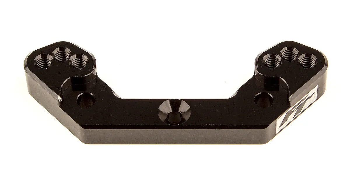 Rc10b6.2 Ft Rear Ballstud Mount, +2Mm, Black (Ass91889) 1