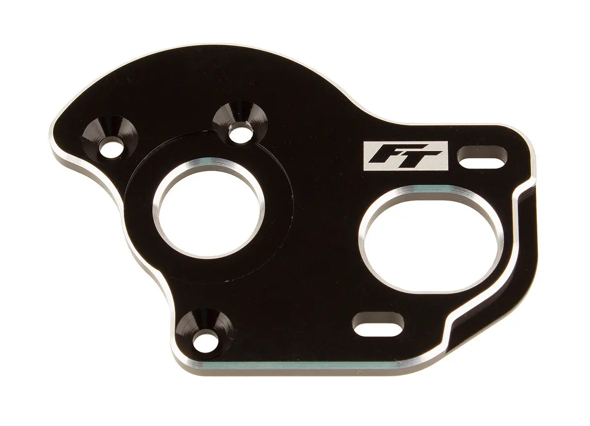 Rc10b6.1 Ft Laydown/Layback Motor Plate, 3.5Mm, Black (Ass91908) 1