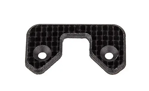 Ft Rc10b74 One-Piece Rear Wing Button, Carbon Fiber 1