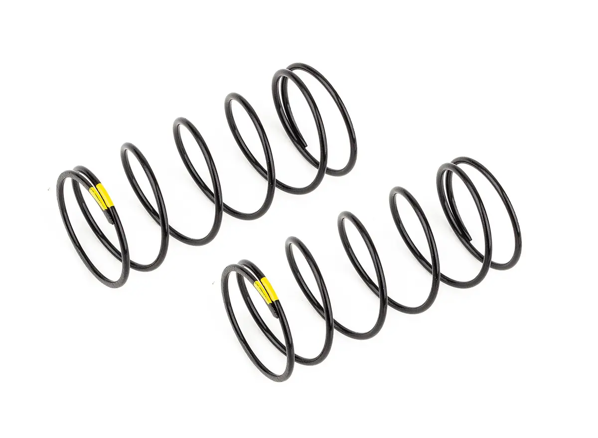 Team Associated 13Mm Front Shock Springs, Yellow 3.8Lb/In, L44, 6.5T, 1.2D (Ass91943) 1