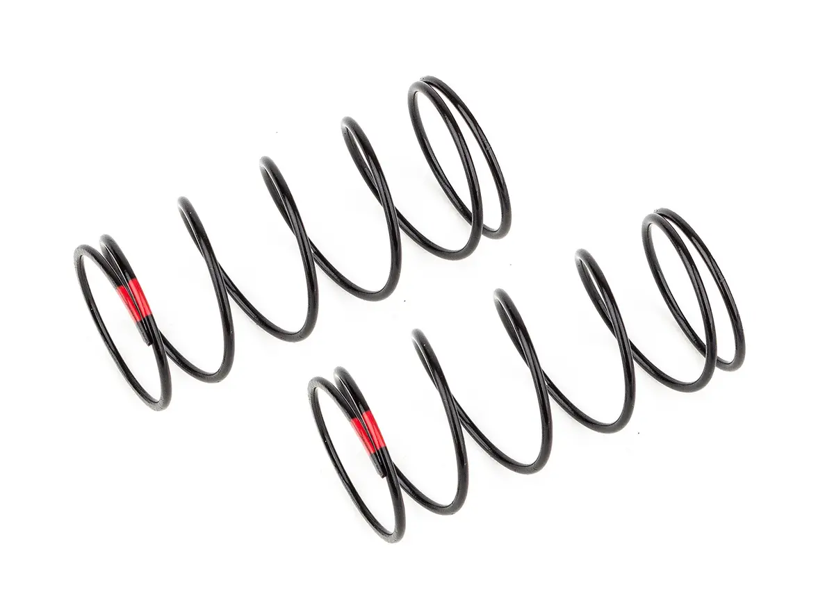 Team Associated 13Mm Front Shock Springs, Red 4.0Lb/In, L44, 6.25T, 1.2D (Ass91944) 1