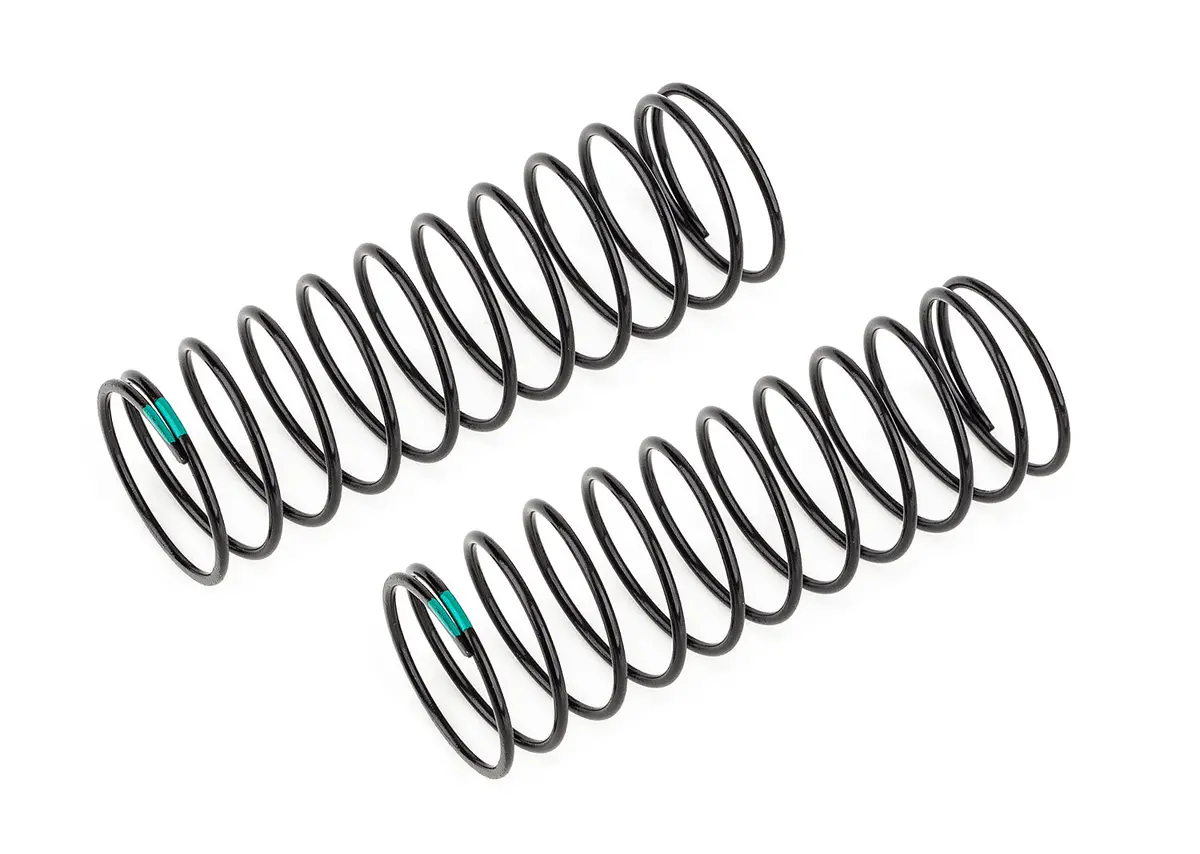 Team Associated 13Mm Rear Shock Springs, Green 1.8Lb/In, L61, 11.5T, 1.2D (Ass91947) 1
